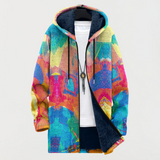 Jacket with Colorful Artistic Pattern