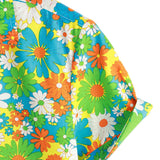 Hawaiian Cotton Button-Up Shirt for Men
