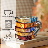 Handcrafted 3D Mug for Book Lovers