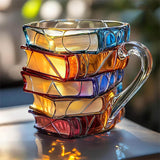 Handcrafted 3D Mug for Book Lovers