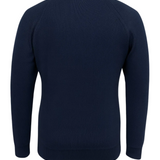 Men's Sweater with Half-Zip and Stand-Up Collar – Royal Blue