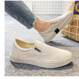 Breathable Canvas Slip-On Shoes