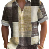 Elegant Patchwork Shirt