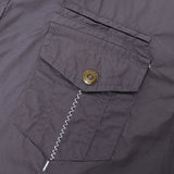 Short Sleeve Cotton Cargo Shirt