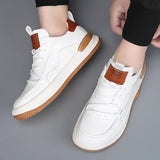 Leather Shoes with High Sole