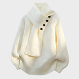Arielle - Comfortable Sweater with Shawl Neckline