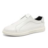 Classic Leather Slip-On Shoes