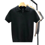 Breathable Sweater Polo Shirt