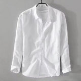 Casual Cotton-Linen Shirt