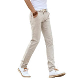 Slim Fit Linen Pants