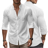 Casual Summer Shirt Made of Cotton and Linen
