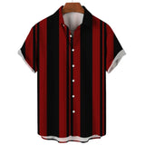 Striped Short Sleeve Summer Shirt