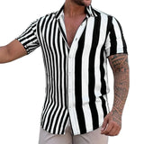 Striped Short Sleeve Summer Shirt