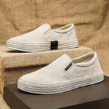 Breathable Canvas Slip-On Shoes