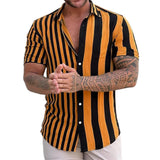 Striped Short Sleeve Summer Shirt