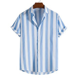 Striped Short Sleeve Summer Shirt