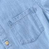 Short Sleeve Denim Shirt