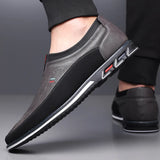 Leather Business Slip-On Shoes