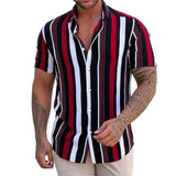Striped Short Sleeve Summer Shirt