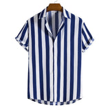 Striped Short Sleeve Summer Shirt