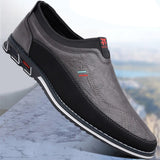 Leather Business Slip-On Shoes
