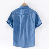 Short Sleeve Denim Shirt