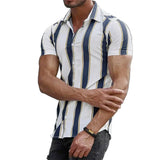 Striped Short Sleeve Summer Shirt