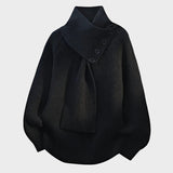 Arielle - Comfortable Sweater with Shawl Neckline