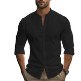 Casual Summer Shirt Made of Cotton and Linen