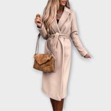 Eliza - Stylish Long Coat with Belt