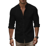 Casual Summer Shirt Made of Cotton and Linen