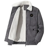 Elegant Corduroy Jacket with Fleece