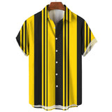 Striped Short Sleeve Summer Shirt
