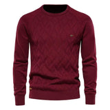 Men's Theodor Sweater with Diamond Pattern