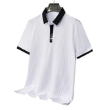 Marek - elegant striped polo