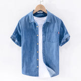 Short Sleeve Denim Shirt