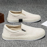 Breathable Canvas Slip-On Shoes