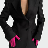 Nikol - Blazer with an Impressive Cut and Buttons