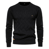 Men's Theodor Sweater with Diamond Pattern