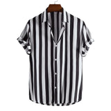 Striped Short Sleeve Summer Shirt