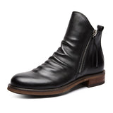 Vega Leather Ankle Boots