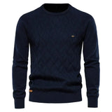 Men's Theodor Sweater with Diamond Pattern
