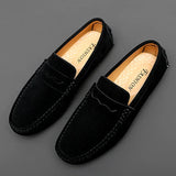 Suede Boat Moccasins