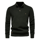 Konrad Men's Sweater with Buttons