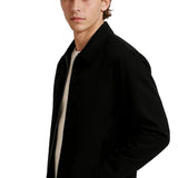 Light Twill Jacket for Men – Black – Regular Fit