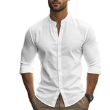 Casual Summer Shirt Made of Cotton and Linen