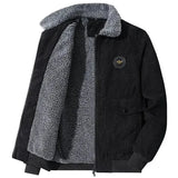Elegant Corduroy Jacket with Fleece