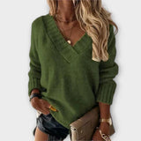 Carolina - Comfortable V-neck Sweater