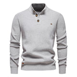 Konrad Men's Sweater with Buttons