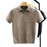 Breathable Sweater Polo Shirt